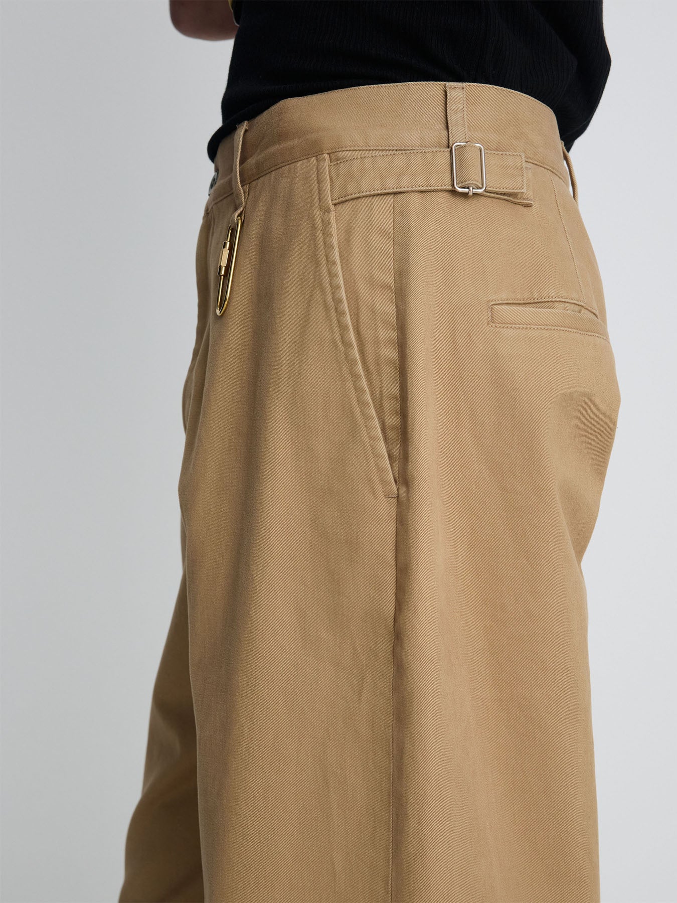 Tonywack - Wide Tapered Adjustable Chino (Beige) product image 8 | TRAB K-Fashion Australia