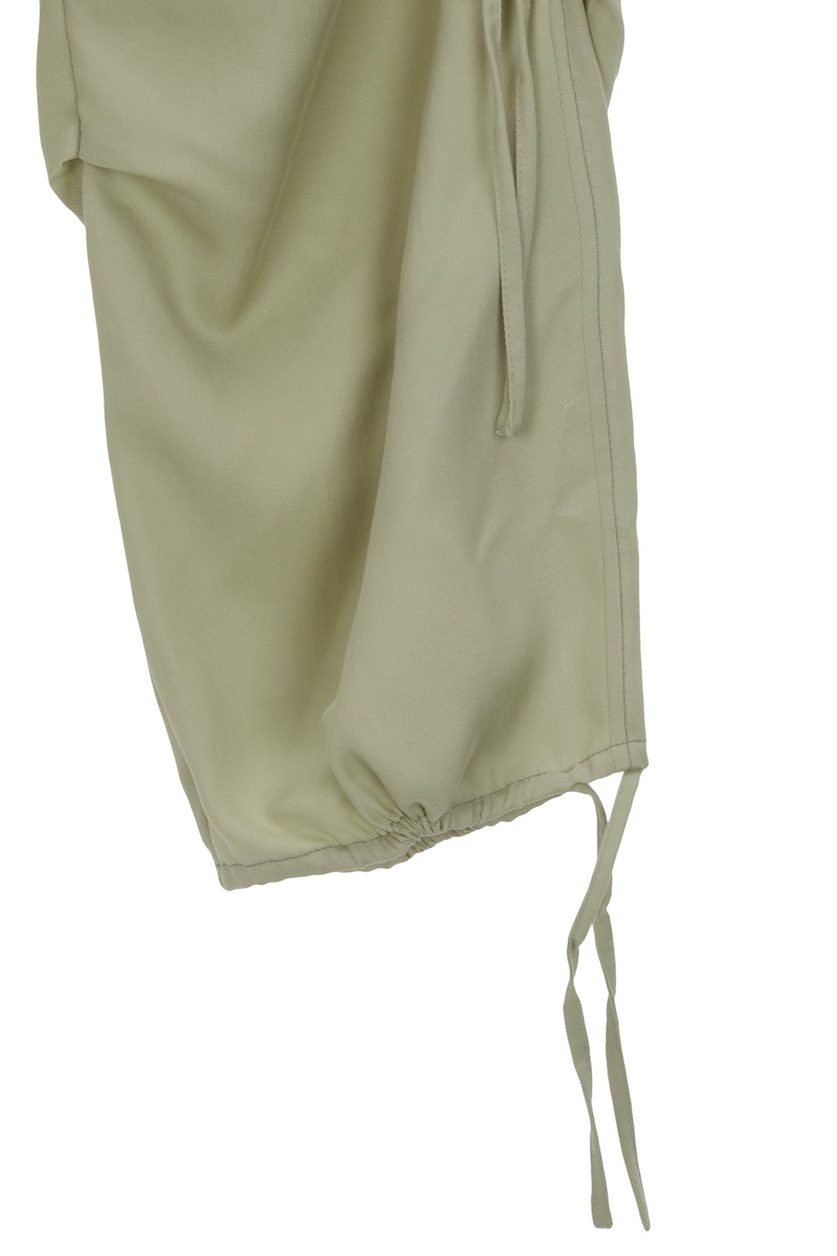 Matin Kim - Rayon String Cargo Pants (Light Khaki) product image 4 | TRAB K-Fashion Australia