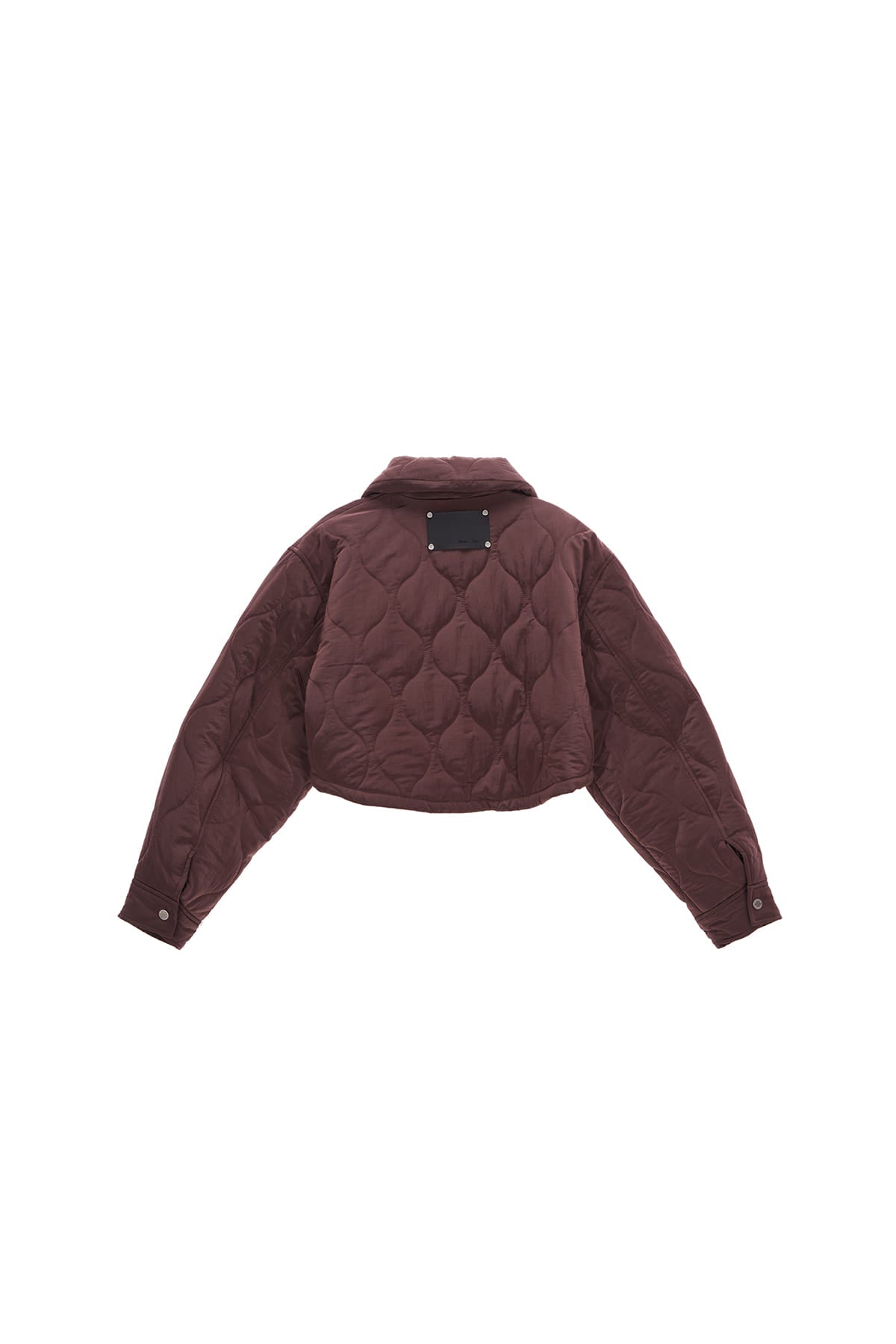 Matin Kim - Bolero Short Padding Jumper (Cocoa) product image 2 | TRAB K-Fashion Australia