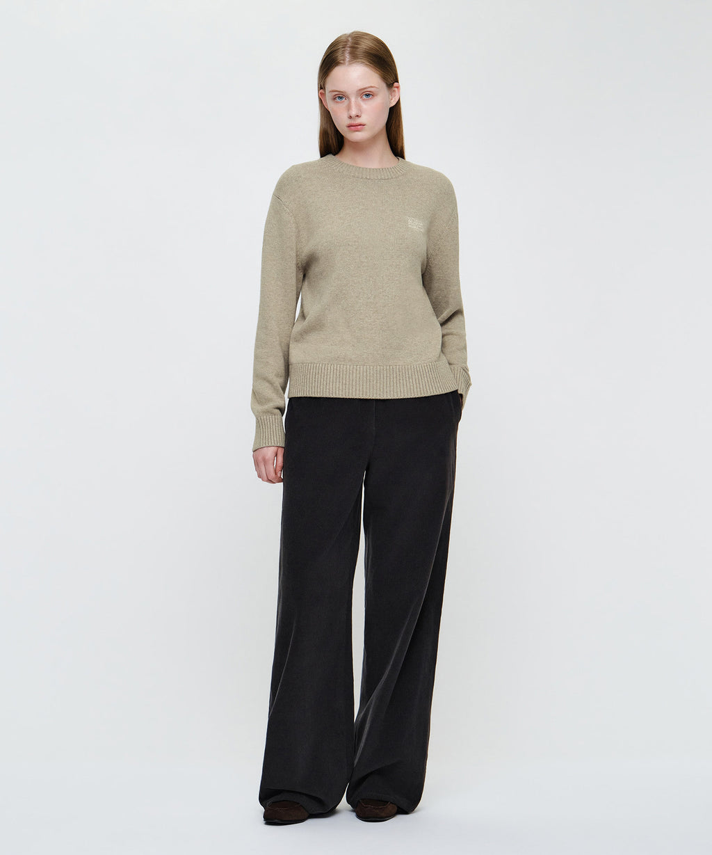 Marithe & Francois Girbaud - Corduroy Easy Pants (Charcoal) product image 2 | TRAB K-Fashion Australia