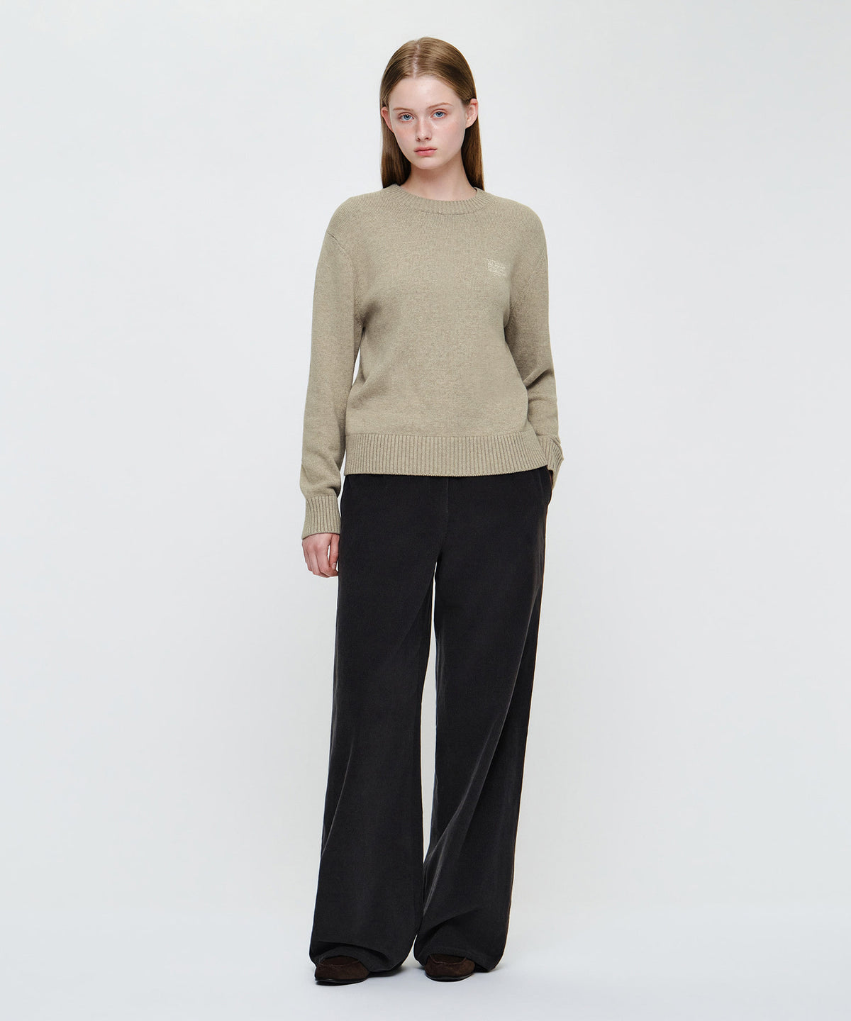 Marithe & Francois Girbaud - Corduroy Easy Pants (Charcoal) product image 2 | TRAB K-Fashion Australia