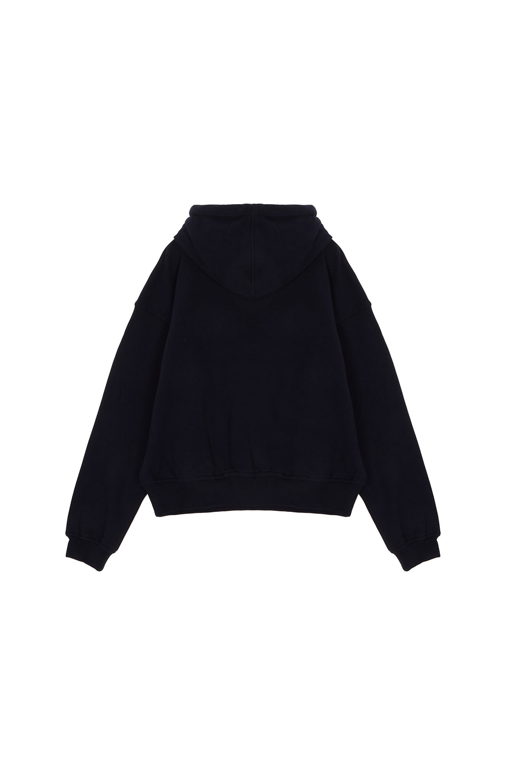 Matin Kim - Cutted Logo Hoody (Navy) product image 2 | TRAB K-Fashion Australia