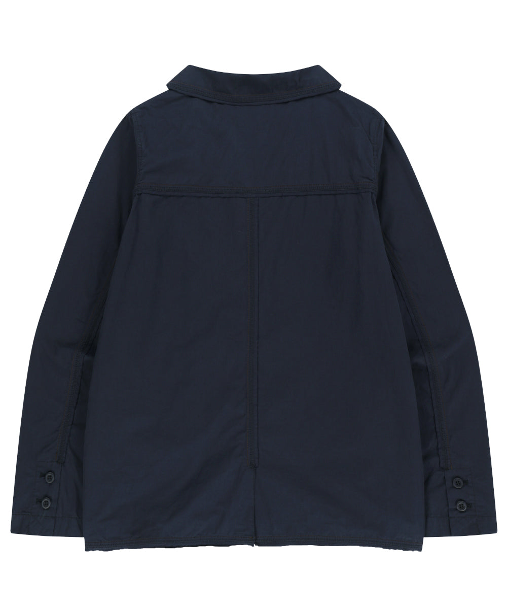 Coyseio - Raw Edge Cotton Jacket (Navy) product image 16 | TRAB K-Fashion Australia