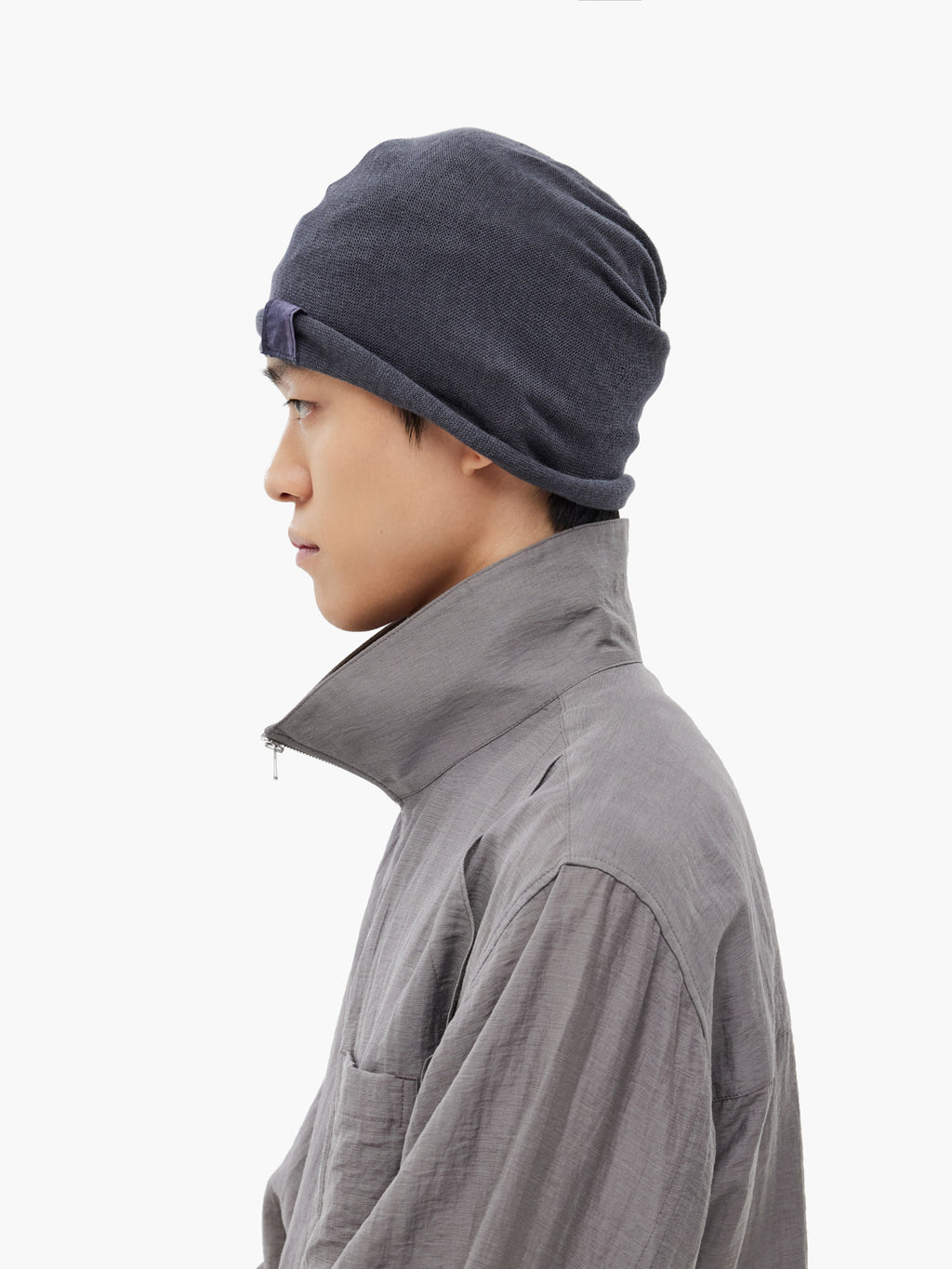 Jiyong Kim - Sun-Bleached Beanie (Grey) product image 3 | TRAB K-Fashion Australia