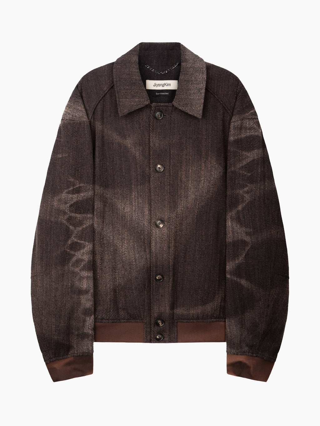 Jiyong Kim - Sun-Bleached Ribbed Blouson (Brown) product image 8 | TRAB K-Fashion Australia