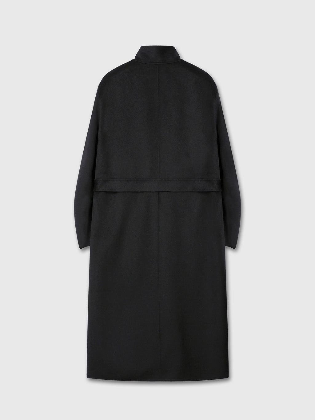 Tonywack - Hand-Made Wool Cashmere Stand-Collar Coat (Black) product image 14 | TRAB K-Fashion Australia