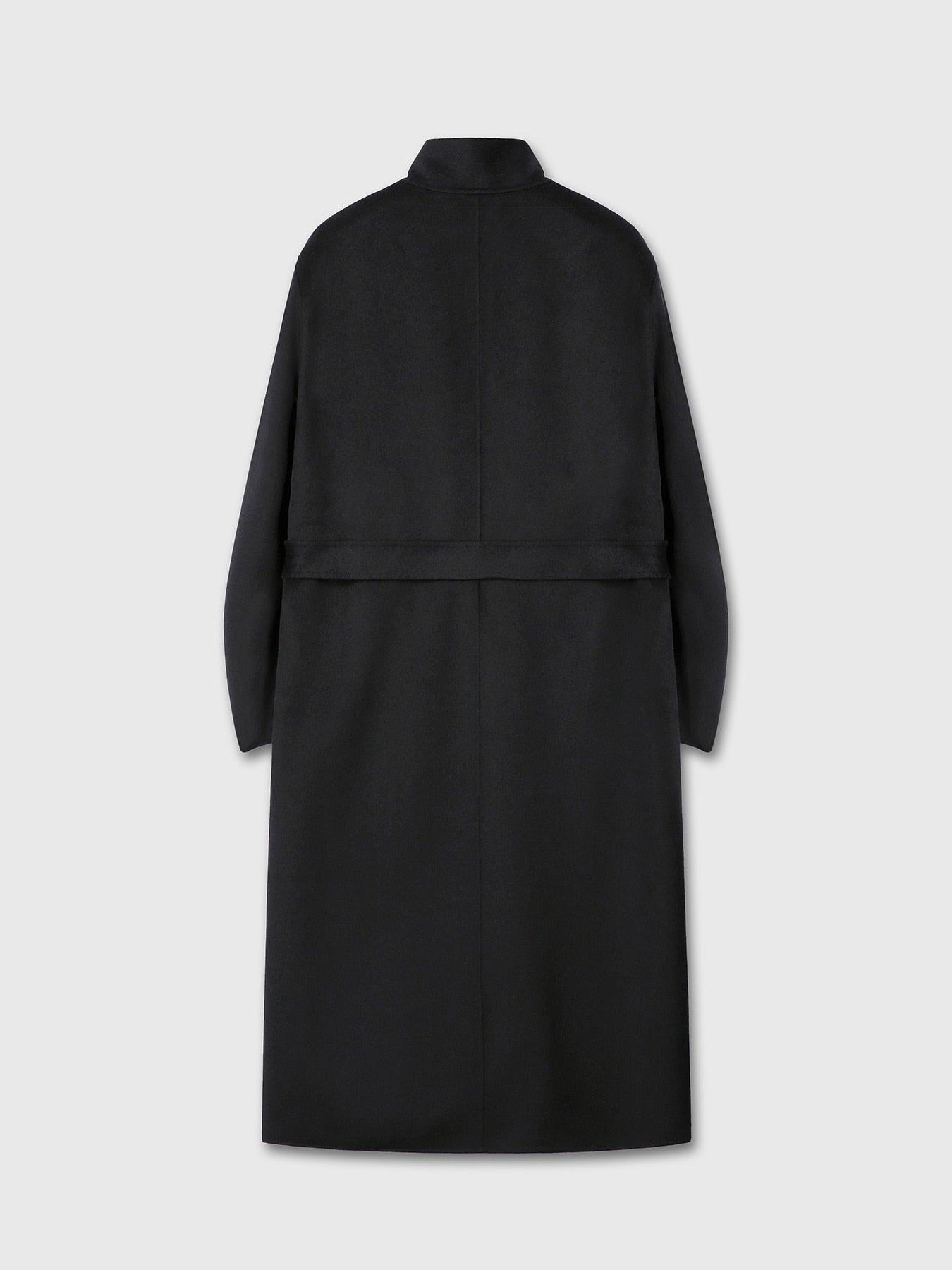 Tonywack - Hand-Made Wool Cashmere Stand-Collar Coat (Black) product image 14 | TRAB K-Fashion Australia