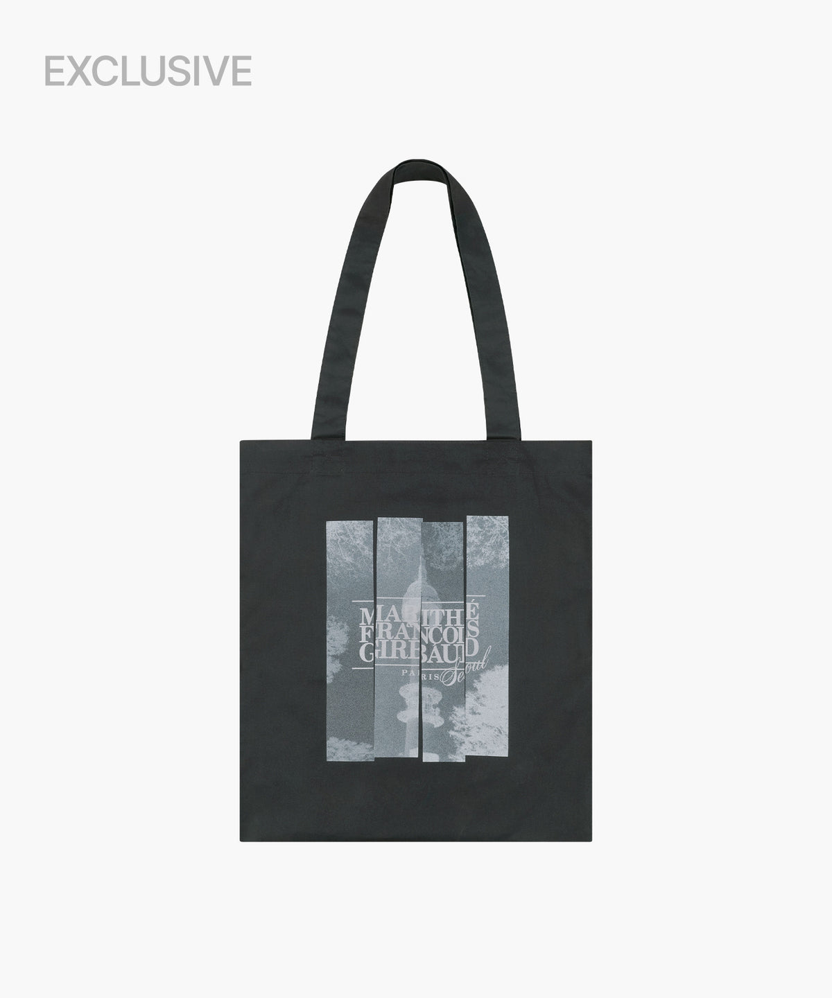 Marithe & Francois Girbaud - Seoul Exclusive Graphic Eco Bag (Charcoal) product image 1 | TRAB K-Fashion Australia