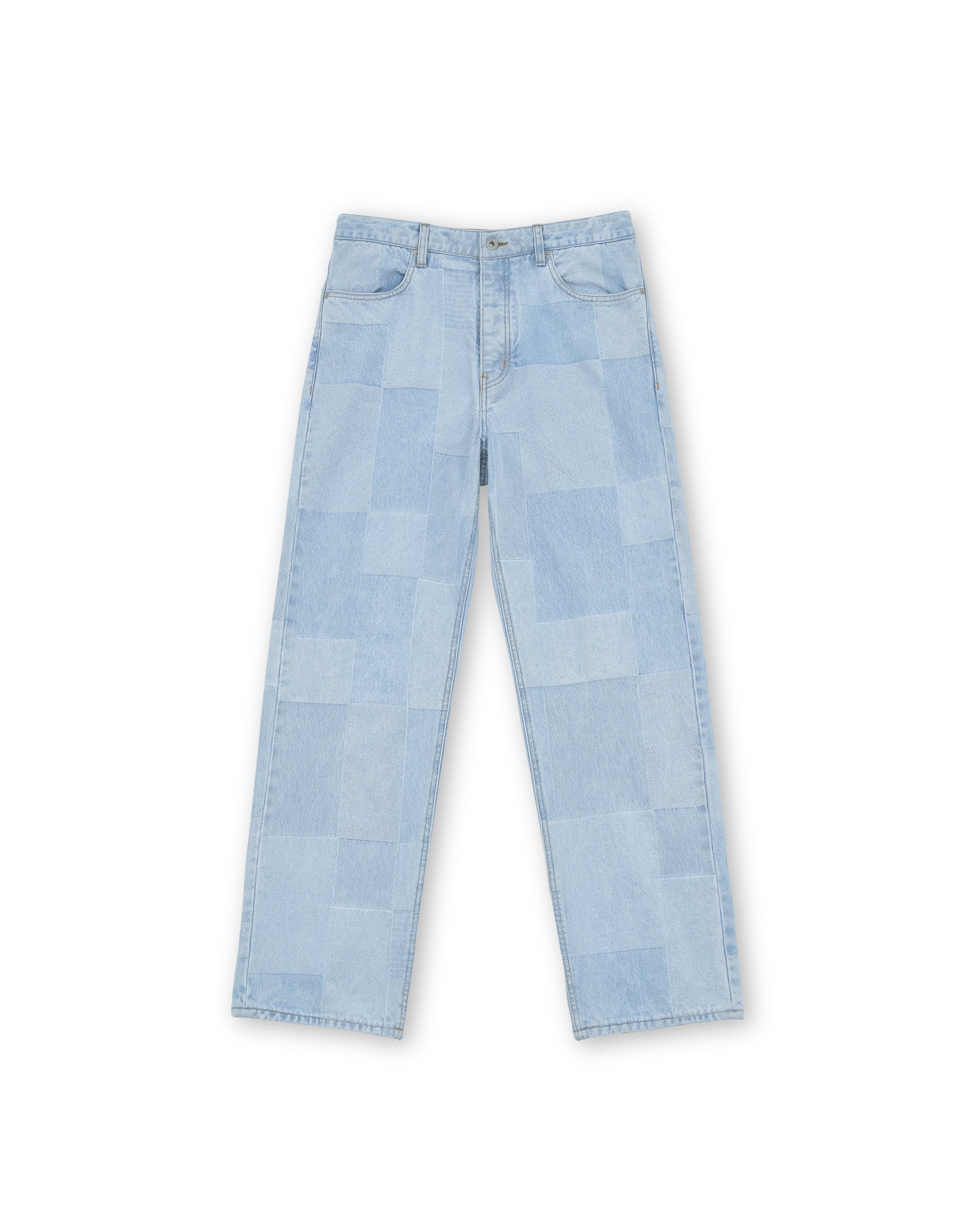 Brownyard - Regular Denim (Patch Work Light Blue) product image 3 | TRAB K-Fashion Australia