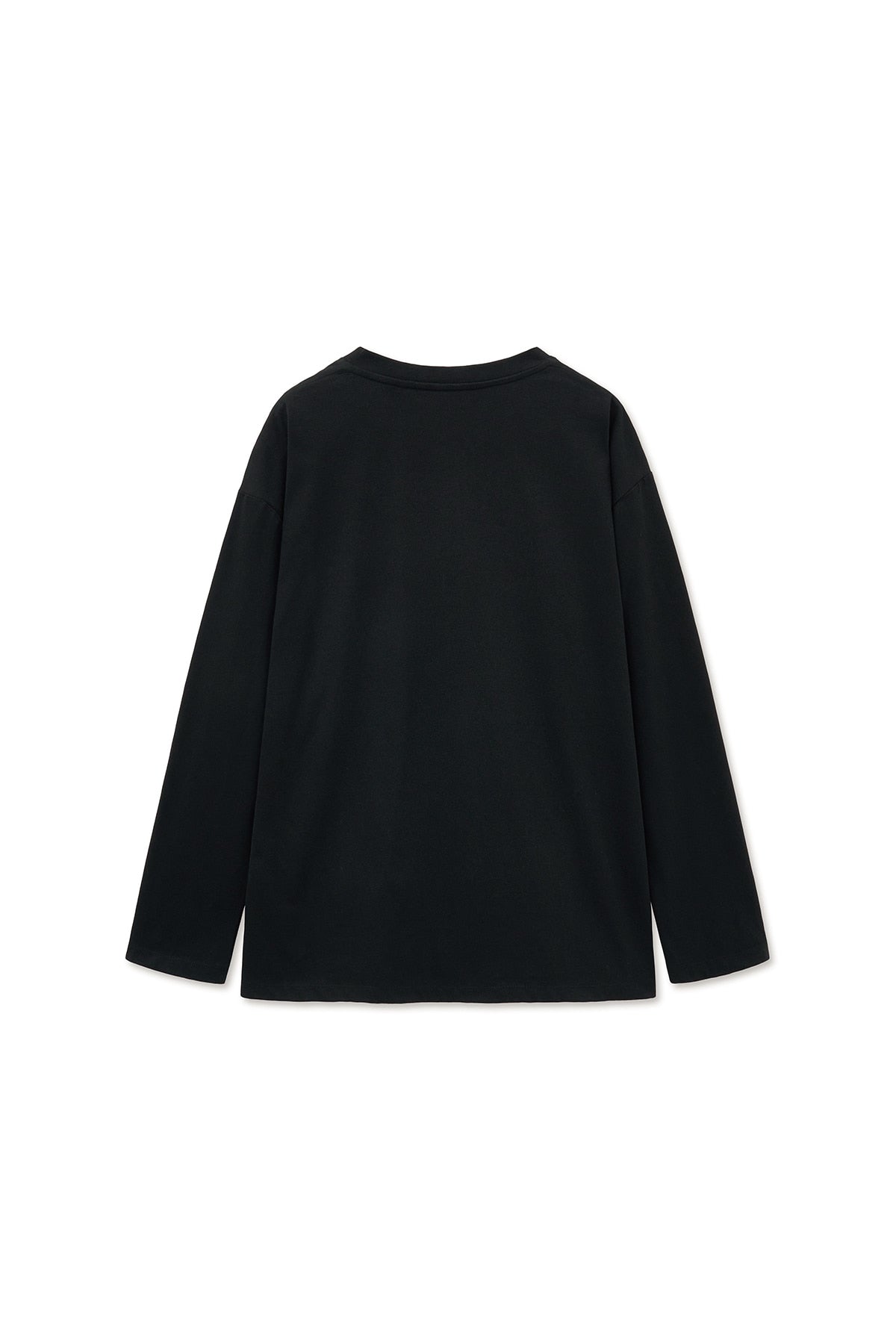 Matin Kim - Tuck Point Long Sleeve Top (Black) product image 2 | TRAB K-Fashion Australia