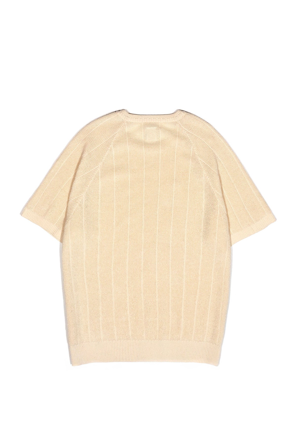Ioedle - Waffle Raglan Short Sleeve Knit (Beige) product image 3 | TRAB K-Fashion Australia