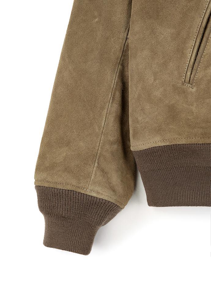 Art if acts - Garment Washed Suede Blouson (Taupe) product image 12 | TRAB K-Fashion Australia