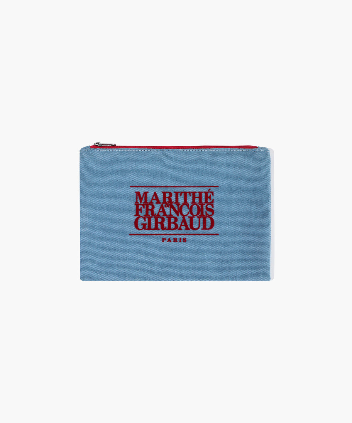 Marithe & Francois Girbaud - Classic Logo Color Cotton Pouch (Light Blue) product image 5 | TRAB K-Fashion Australia