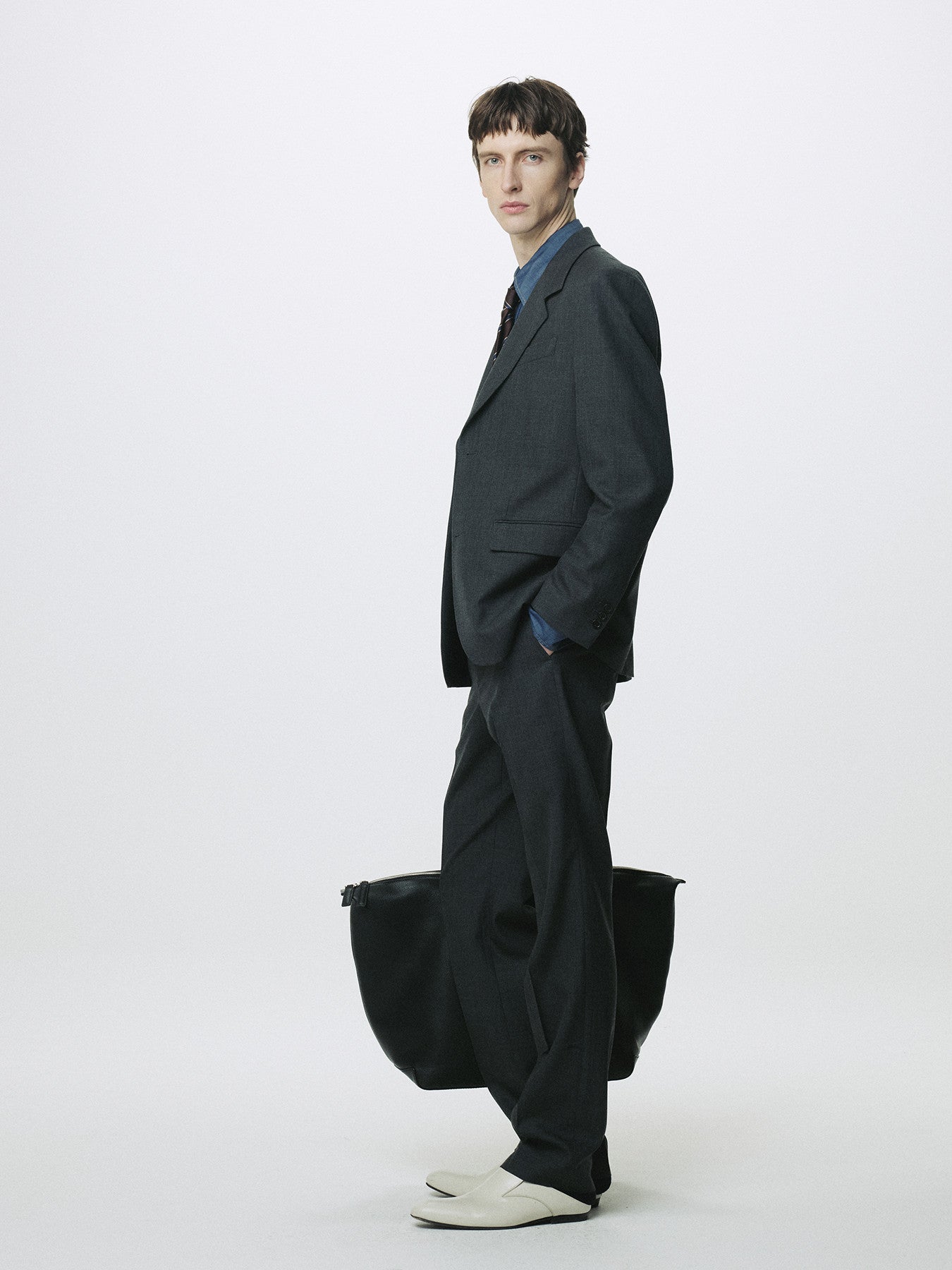 Tonywack - Signature Tailored Trousers (Grey) product image 3 | TRAB K-Fashion Australia