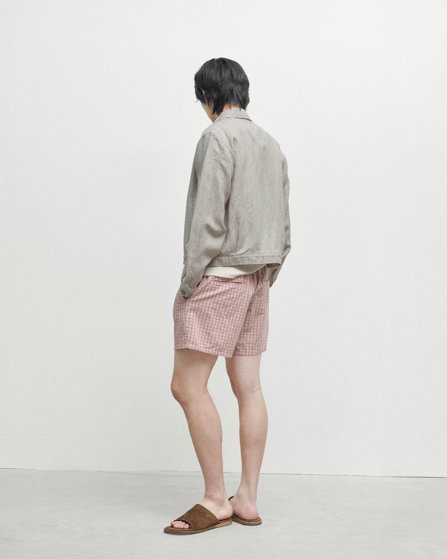 Brownyard - Boiled Wool Twill Jacket (Stone) product image 3 | TRAB K-Fashion Australia