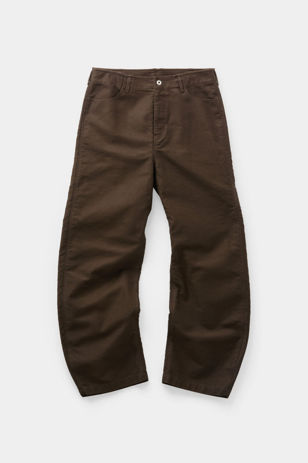 Coor - Deep Curved Jumbo Washed Pants (Washed Dark Brown) product image 1 | TRAB K-Fashion Australia