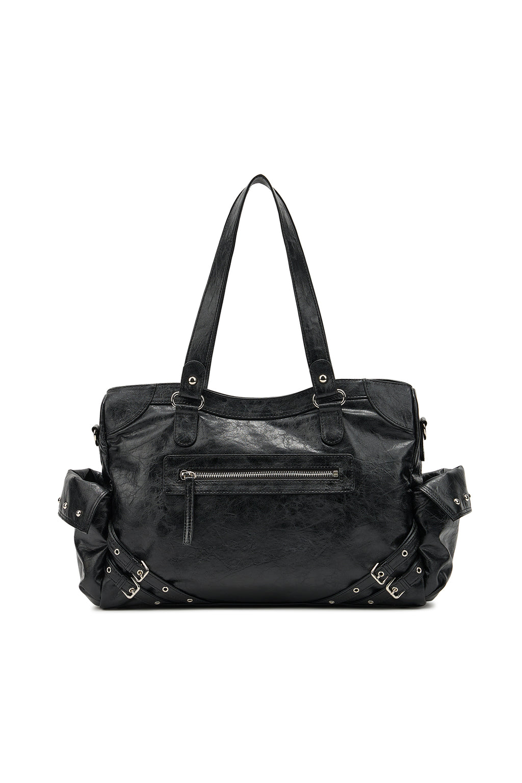 Deinet - Stud Pocket Big Bag (Black) product image 9 | TRAB K-Fashion Australia