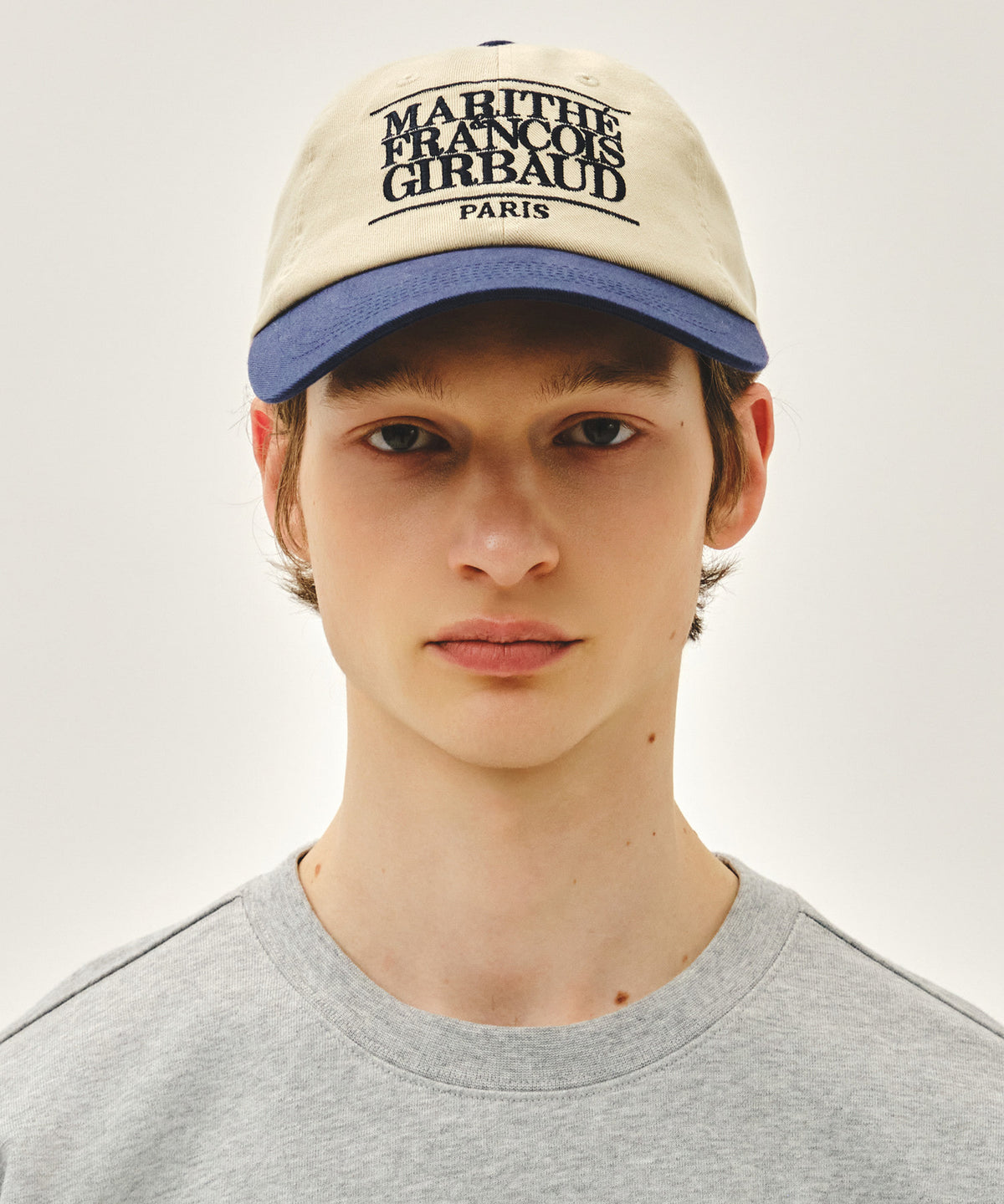 Marithe & Francois Girbaud - Classic Logo 6panel Color Block Cap (Navy) product image 5 | TRAB K-Fashion Australia