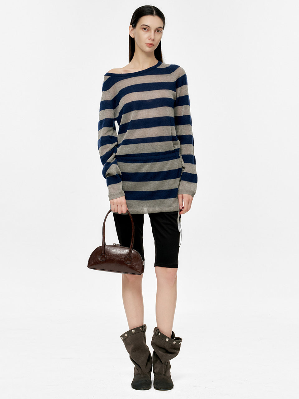 Marge Sherwood - Bessette Shoulder (Mocha Crinkle) product image 3 | TRAB K-Fashion Australia