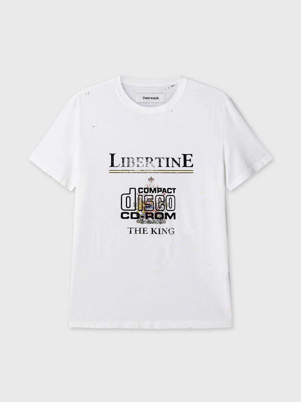 Tonywack - Distressed Libertine T-Shirt (White) product image 9 | TRAB K-Fashion Australia