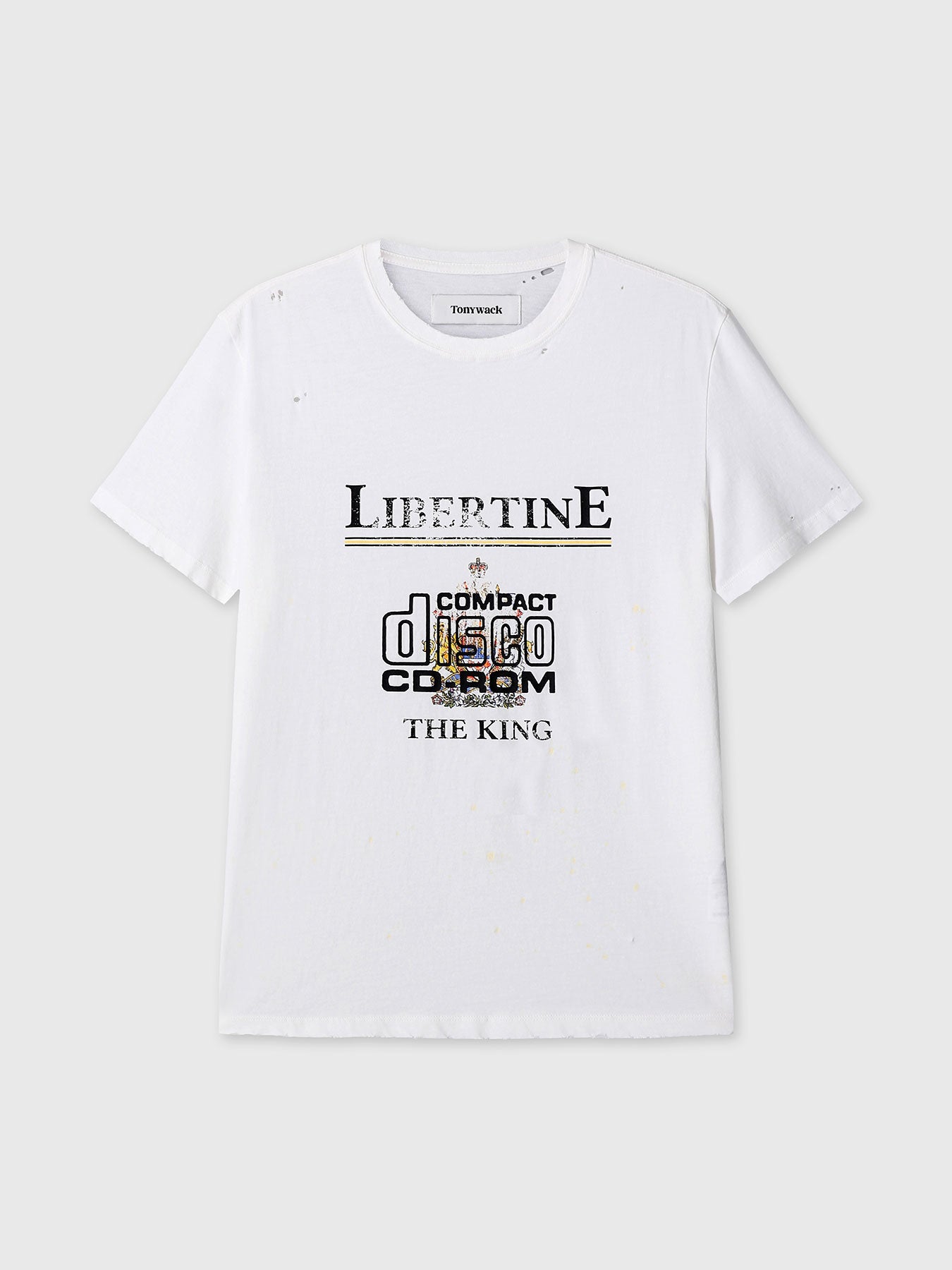 Tonywack - Distressed Libertine T-Shirt (White) product image 9 | TRAB K-Fashion Australia