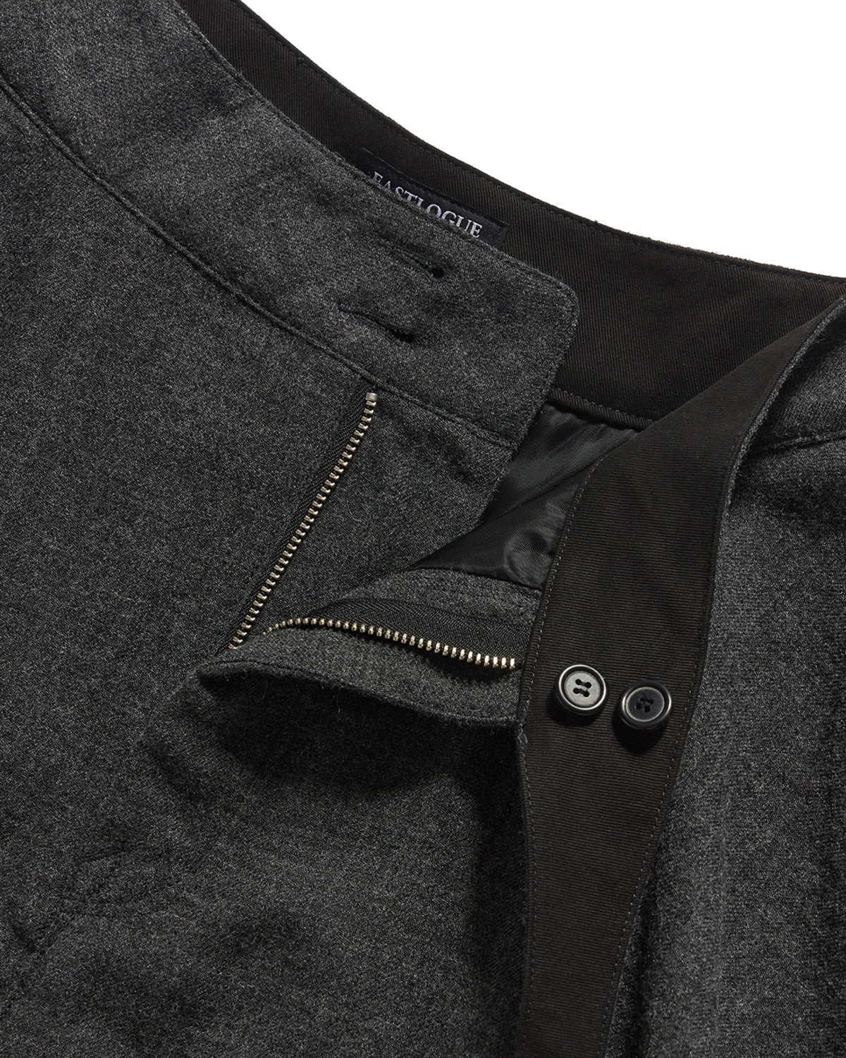 Eastlogue - Cascade Belted Skirt (Charcoal) product image 5 | TRAB K-Fashion Australia