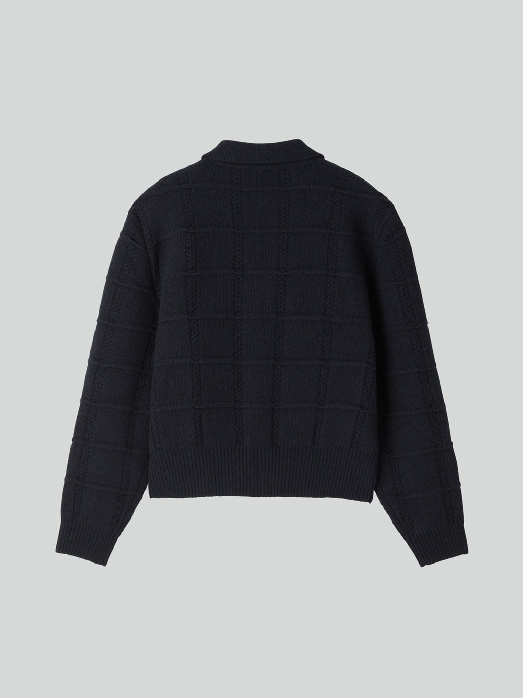 Recto - Vintage Button Collar Cardigan (Dark Navy) product image 9 | TRAB K-Fashion Australia