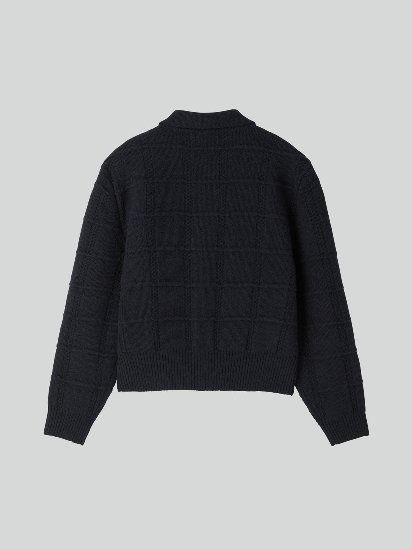 Recto - Vintage Button Collar Cardigan (Dark Navy) product image 9 | TRAB K-Fashion Australia