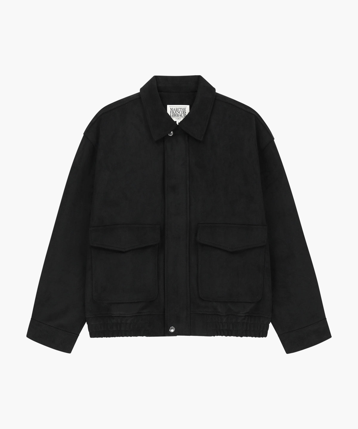 Marithe & Francois Girbaud - Faux Suede Blouson Jacket (Black) product image 6 | TRAB K-Fashion Australia