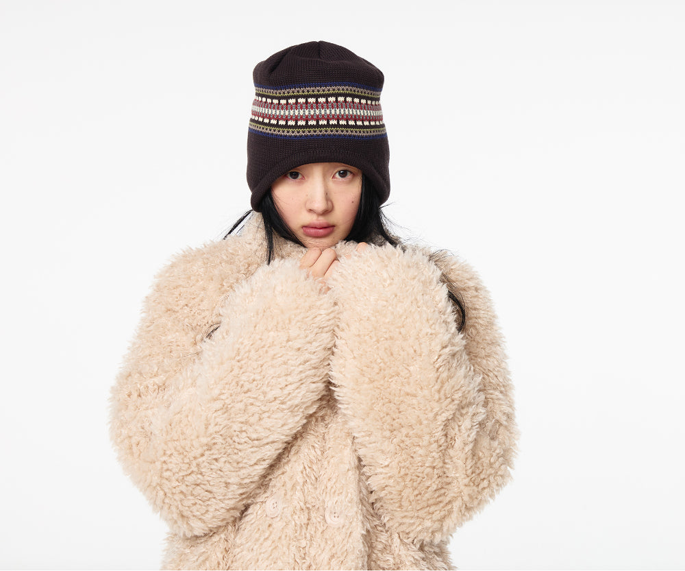 Coyseio - Soft Fur Coat (Light Beige) product image 4 | TRAB K-Fashion Australia