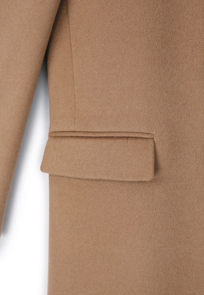 Tonywack - Cashmere Single-Breasted Tailored Coat (Camel) product image 13 | TRAB K-Fashion Australia