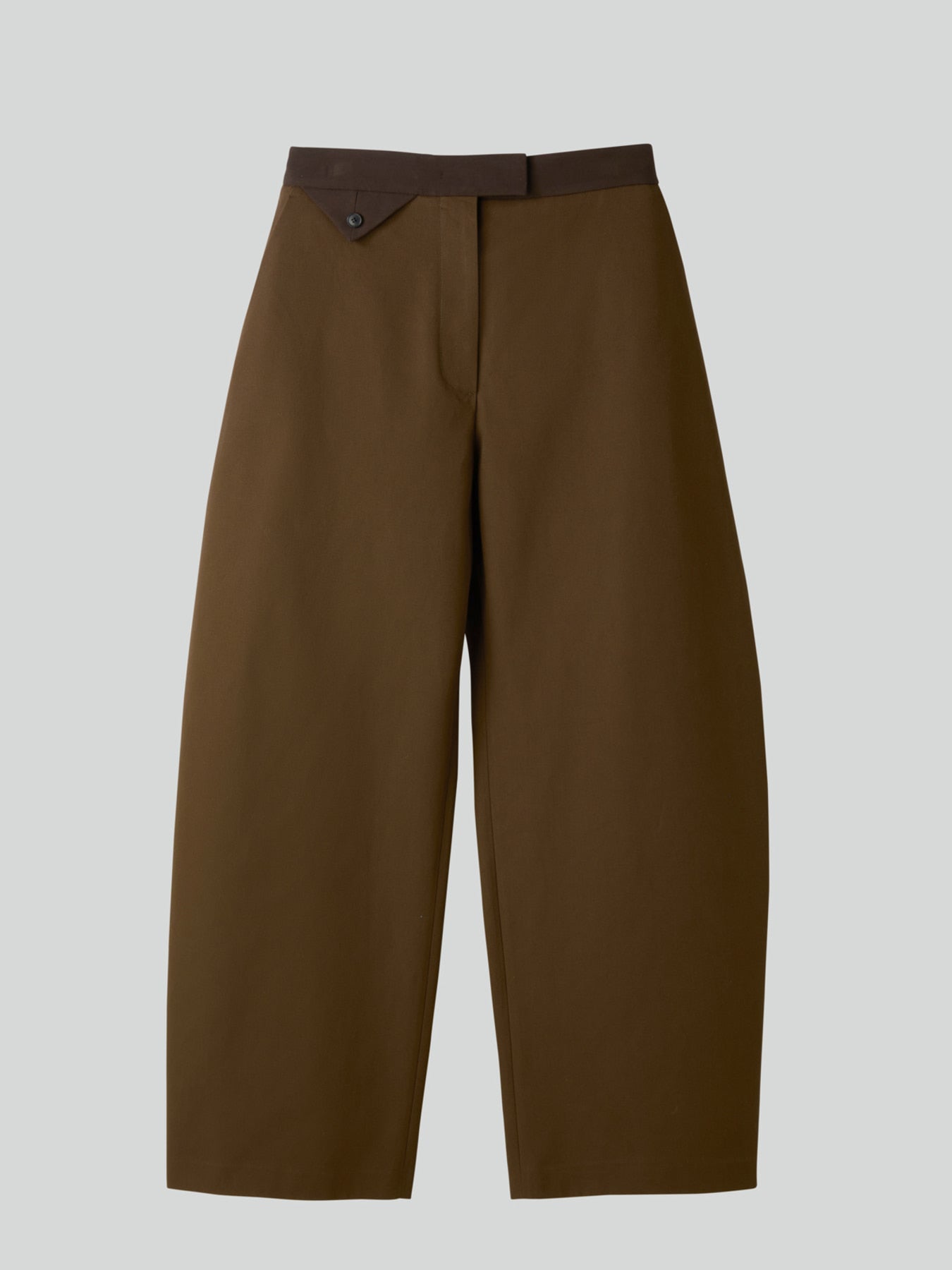 Recto - High-Rise Curved Legs Pants (Vintage Brown) product image 10 | TRAB K-Fashion Australia