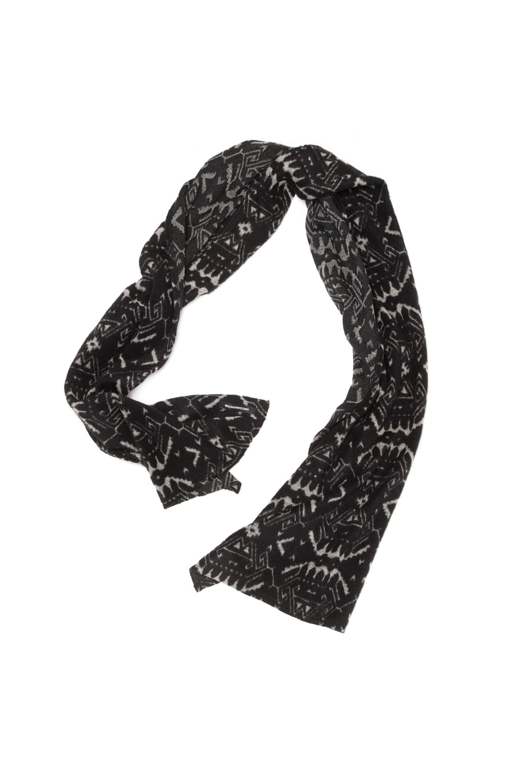 Hatchingroom - Fleece Jacquard Muffler (Black) product image 1 | TRAB K-Fashion Australia