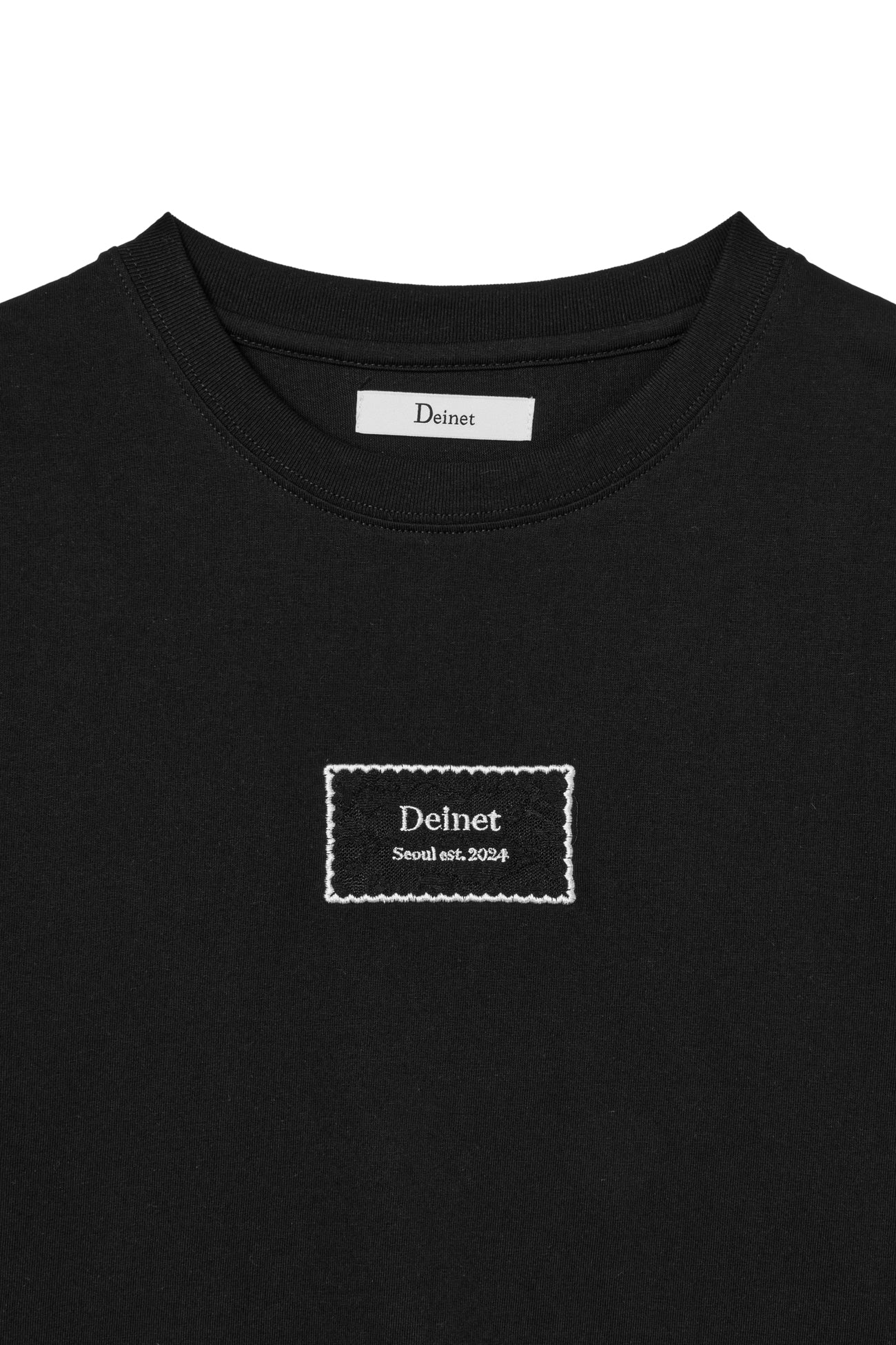 Deinet - Laced Patch T-Shirt (Black) product image 3 | TRAB K-Fashion Australia