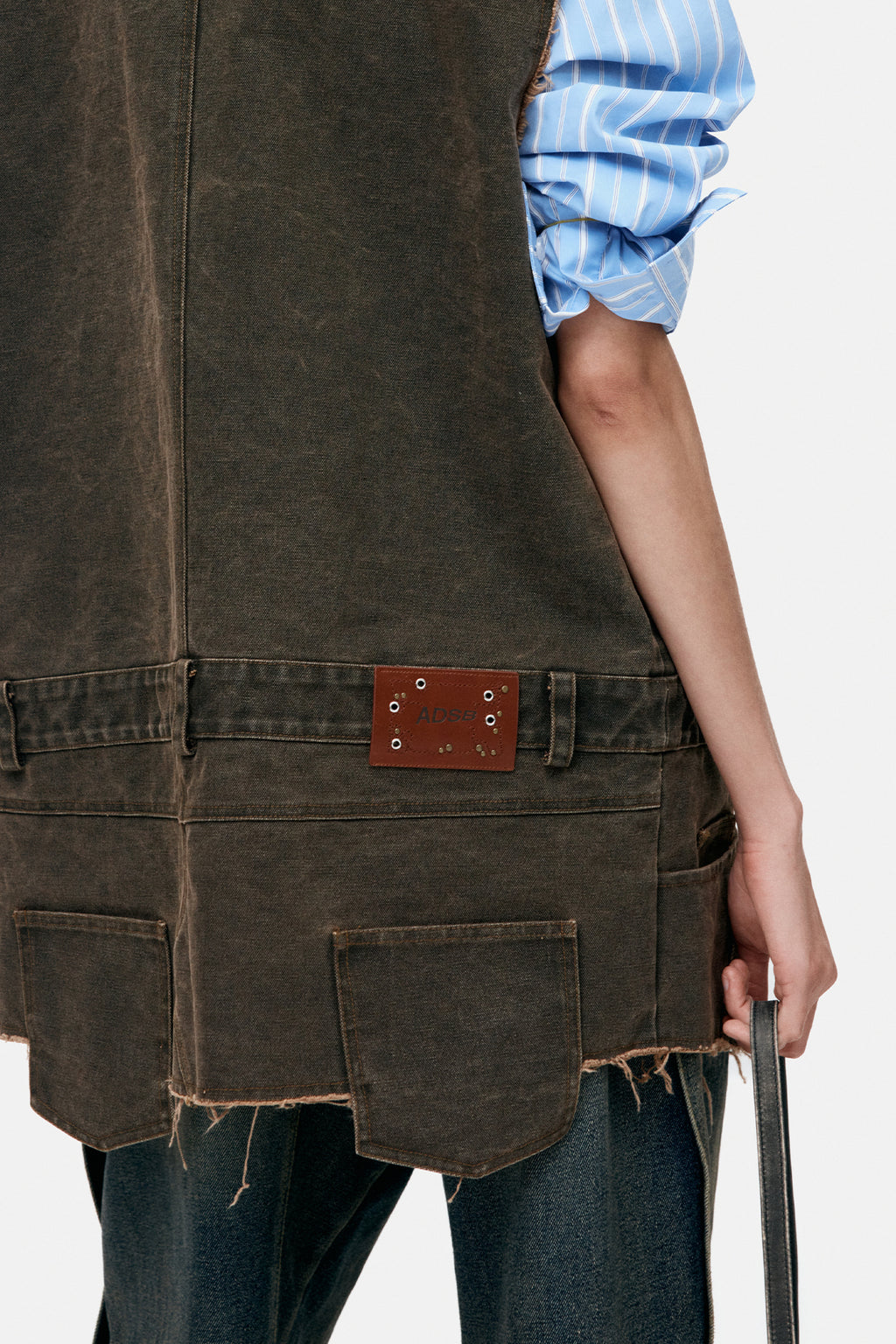 Andersson Bell - Carpenter Dress (Brown) product image 5 | TRAB K-Fashion Australia