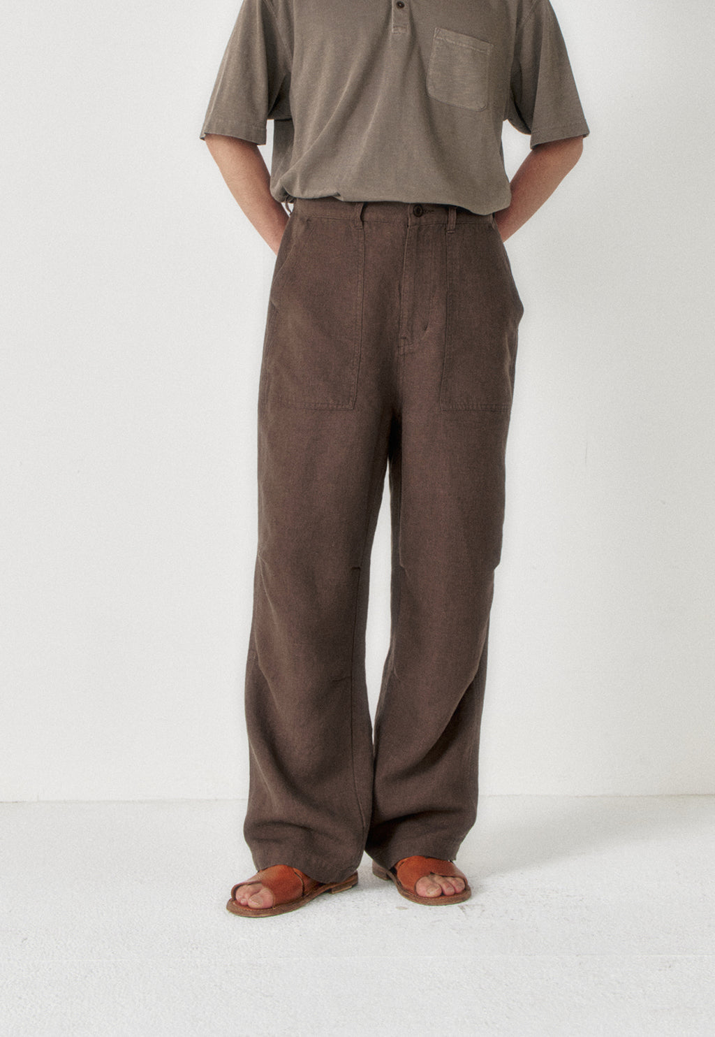 Art if acts - Linen Parachute Pants (Wood) product image 5 | TRAB K-Fashion Australia