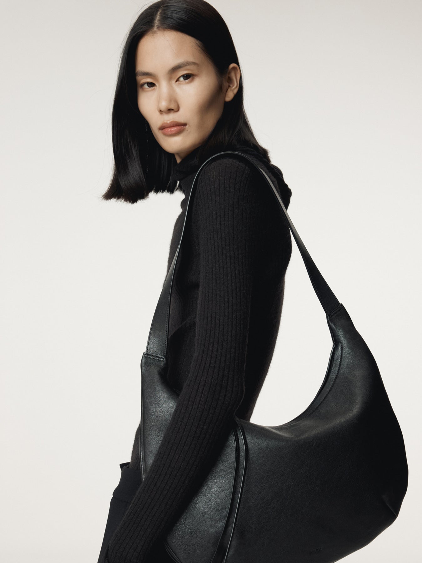 Recto - Hairy Balaclava Knit Top (Black) product image 6 | TRAB K-Fashion Australia