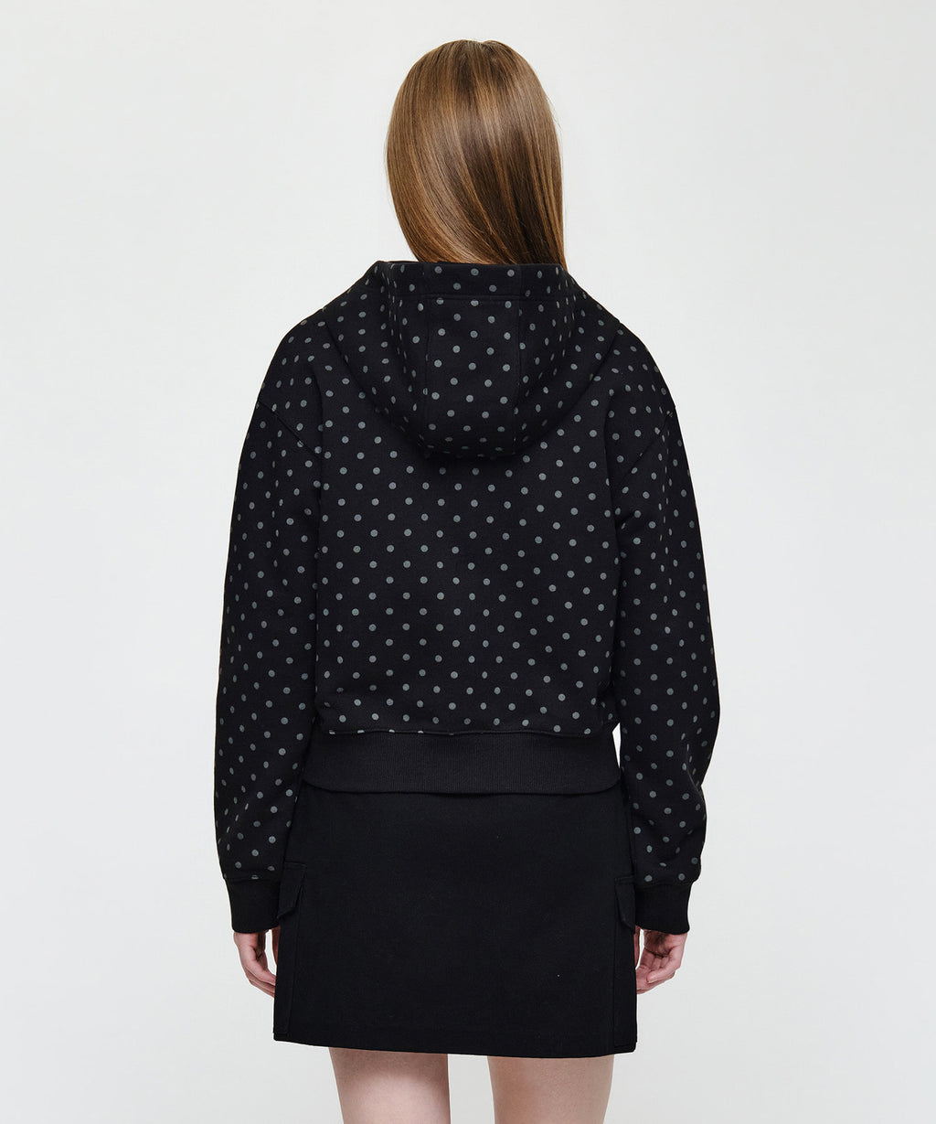 Marithe & Francois Girbaud - Small Classic Logo Hoodie Zipup (Dot) product image 3 | TRAB K-Fashion Australia