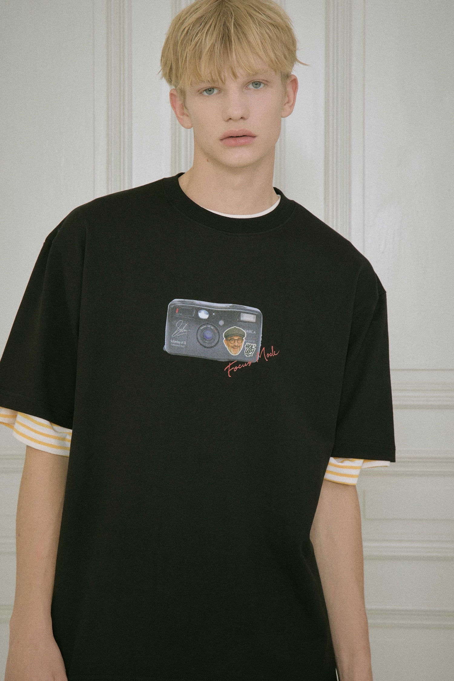 STU - Camera Printing T-Shirt (Black) product image 10 | TRAB K-Fashion Australia