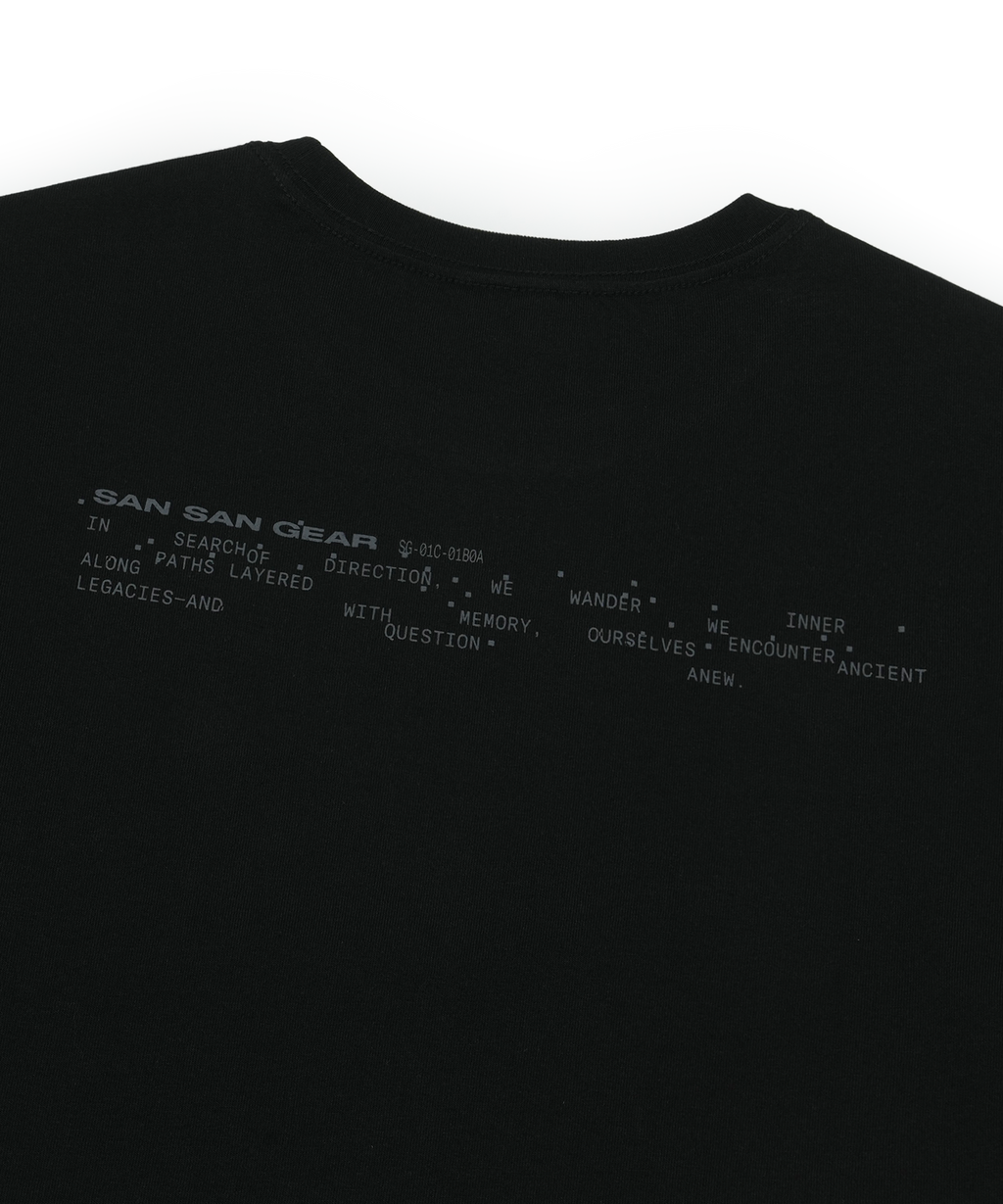 San San Gear - Logo T-Shirt (Black) product image 7 | TRAB K-Fashion Australia