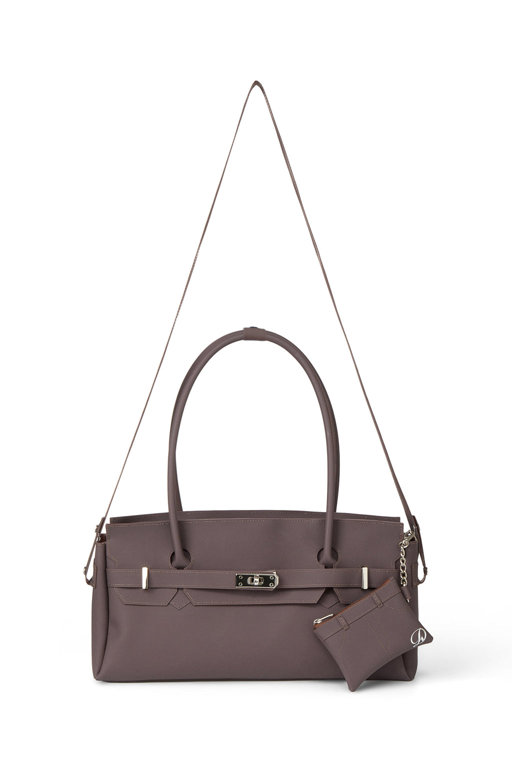 Deinet - [free Card Wallet] Jelly Two-Way Bag (Brown) product image 5 | TRAB K-Fashion Australia