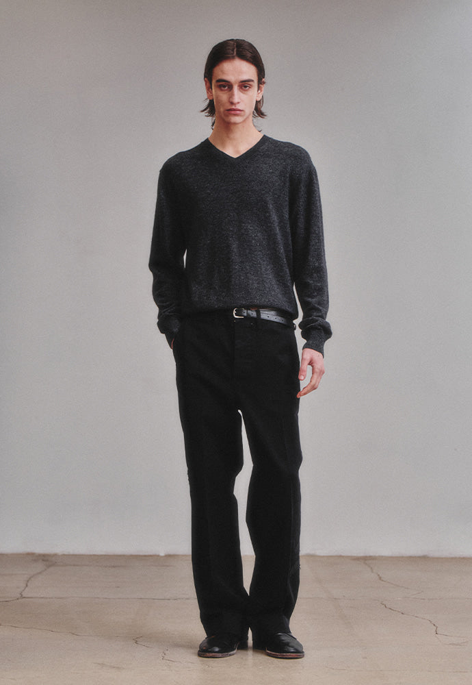 Art if acts - Cashmere V-Neck Knit (Anchor) product image 2 | TRAB K-Fashion Australia