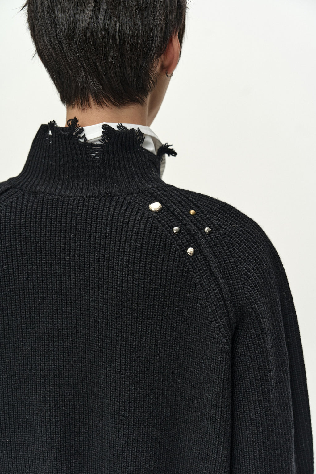 Andersson Bell - Locha Turtle-Neck Sweater (Black) product image 9 | TRAB K-Fashion Australia
