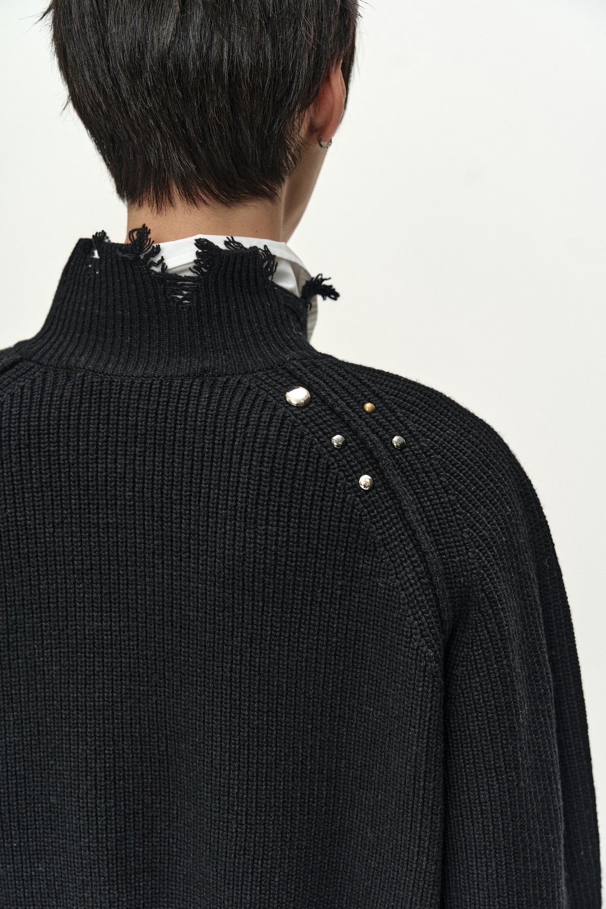 Andersson Bell - Locha Turtle-Neck Sweater (Black) product image 9 | TRAB K-Fashion Australia