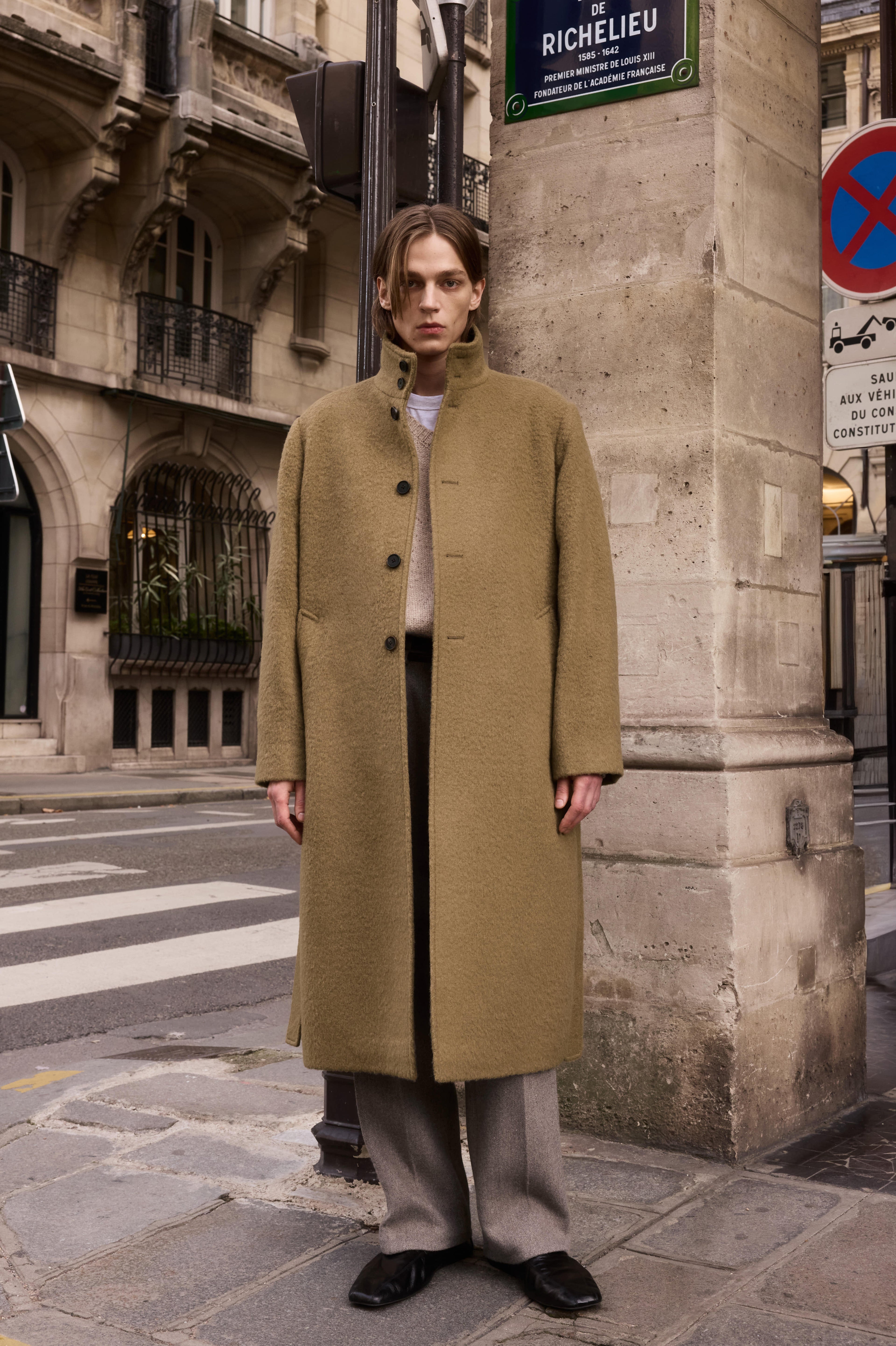STU - High Neck Alpaca Mac Coat In (Camel) product image 6 | TRAB K-Fashion Australia