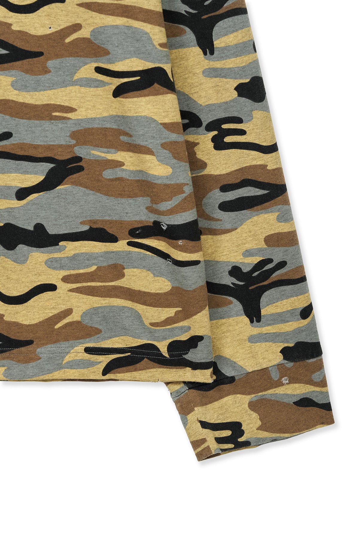 Matin Kim - Typo Artwork Camouflage Hoody (Camel) product image 4 | TRAB K-Fashion Australia