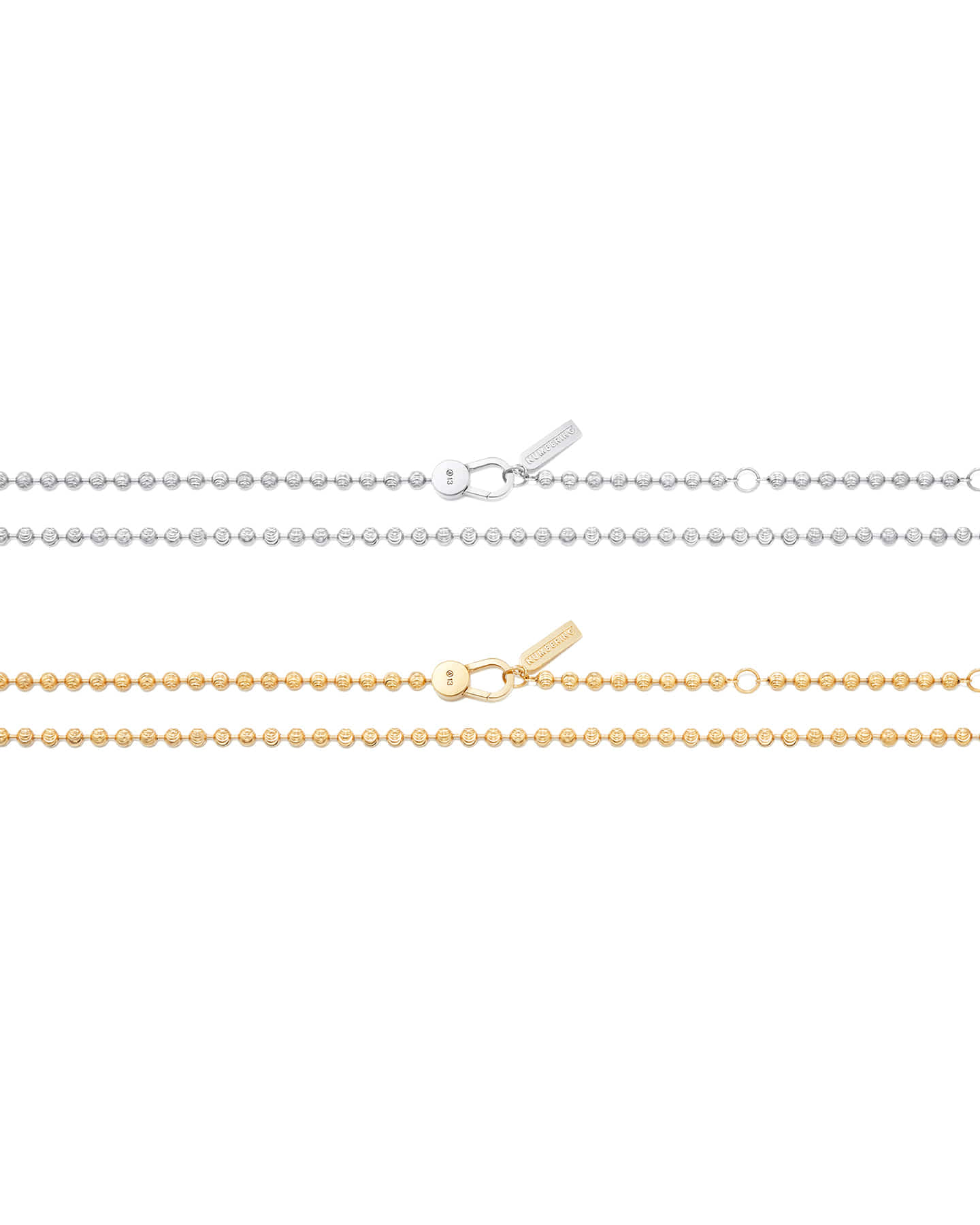 Numbering - Cutting Ball Chain Necklace #5832 product image 9 | TRAB K-Fashion Australia