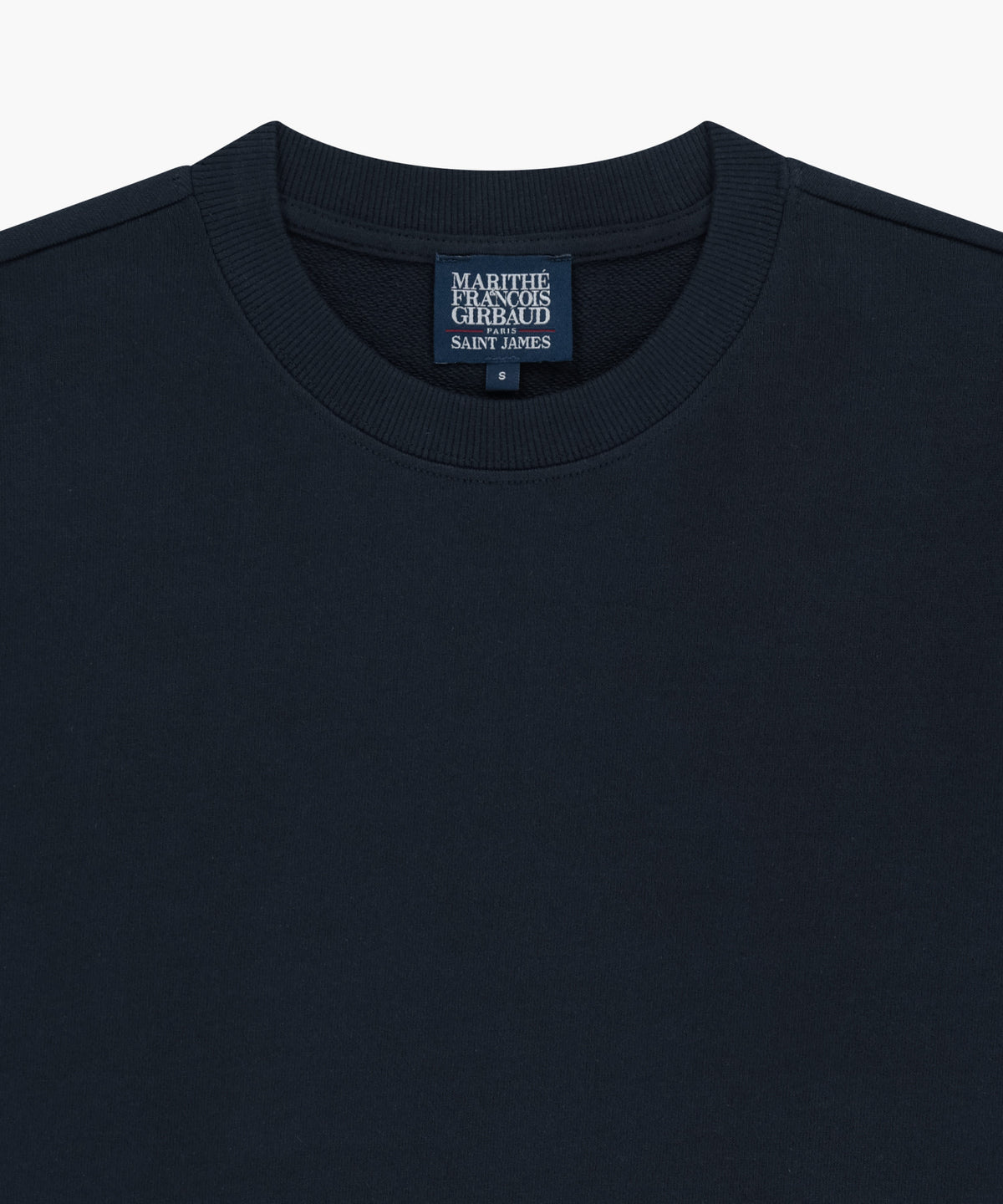 Marithe & Francois Girbaud - Marithe X Saint James Bon Bon Elbow Patch Sweatshirt (Dark Navy) product image 5 | TRAB K-Fashion Australia
