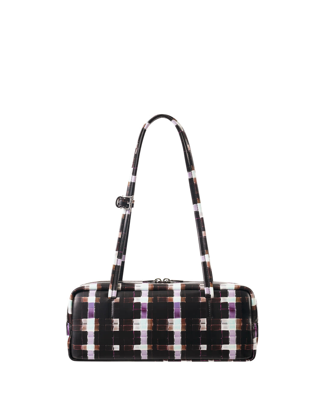 Stand Oil - Plaid Baguette Bag (Chocolate Painted Plaid) product image 2 | TRAB K-Fashion Australia