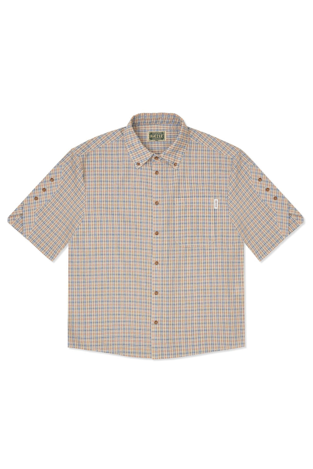Ioedle - Rocket Slit Short Sleeve Shirt (Sky Blue) product image 3 | TRAB K-Fashion Australia